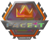 Sticker | FACEIT (Holo) | London 2018 Sticker | FACEIT (Holo) | London 2018 image