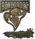 Sticker | Renegades (Gold) | Antwerp 2022 Sticker | Renegades (Gold) | Antwerp 2022 image