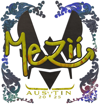 Sticker | mezii (Holo) | Austin 2025