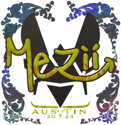 Sticker | mezii (holográfica) | Austin 2025
