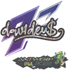 Sticker | dav1d (Glitter) | Antwerp 2022 image