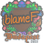 Sticker | blameF (Embroidered) | Budapest 2025