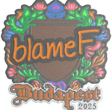 스티커 | blameF (Embroidered) | Budapest 2025