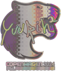 Sticker | yuurih (Holo) | Copenhagen 2024 image