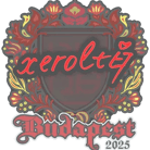 Sticker | xerolte | Budapest 2025 Sticker | xerolte | Budapest 2025 image