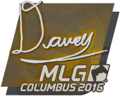 Sticker | DAVEY | MLG Columbus 2016 image