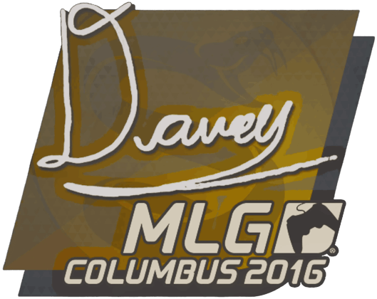 Sticker | DAVEY | MLG Columbus 2016