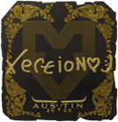 Sticker | xertioN (Gold) | Austin 2025 image