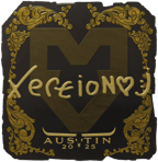 Sticker | xertioN (Gold) | Austin 2025