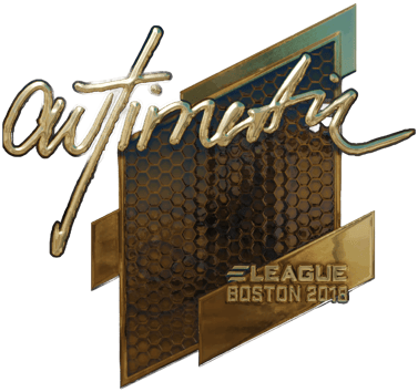 Sticker | autimatic (kulta) | Boston 2018