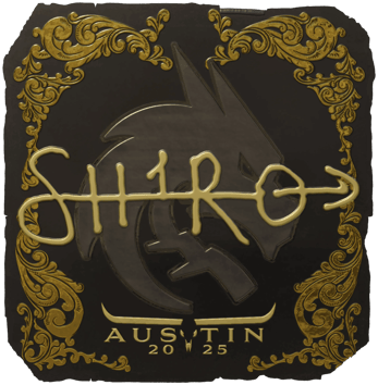 Sticker | sh1ro (Vàng) | Austin 2025