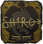 Sticker | sh1ro (Gold) | Austin 2025