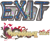 Sticker | exit (Glitter) | Shanghai 2024 image