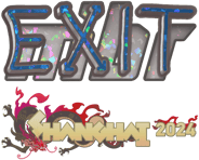 Sticker | exit (Glitter) | Shanghai 2024
