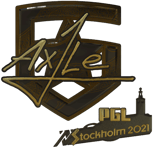 Sticker | Ax1Le (Gold) | Stockholm 2021