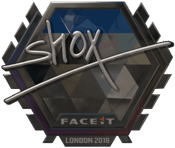 Sticker | shox (Foil) | London 2018