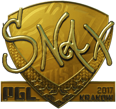 Sticker | Snax (kulta) | Krakow 2017