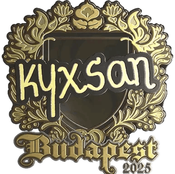ステッカー | kyxsan(ゴールド) | Budapest 2025