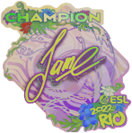 Sticker | Jame (Holo, Champion) | Rio 2022