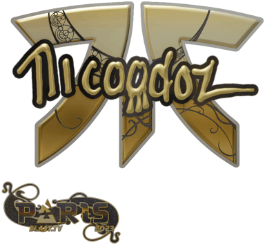 Sticker | nicoodoz(금박) | 파리 2023