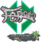 Sticker | fer (Glitter) | Antwerp 2022 image