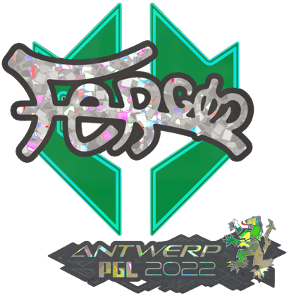 Sticker | fer (Glitter) | Antwerp 2022