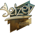 Sticker | seized (Gold) | Boston 2018 image