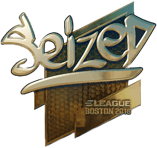 Sticker | seized (Gold) | Boston 2018