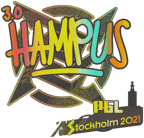 Sticker | hampus (Holo) | Stockholm 2021 image