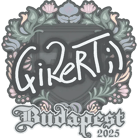 Sticker | qikert | Budapest 2025 Sticker | qikert | Budapest 2025 image