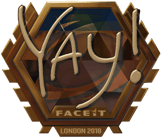 Sticker | yay (Gold) | London 2018 image