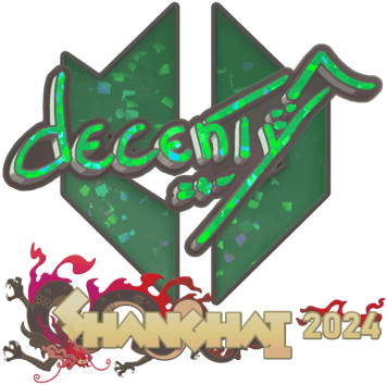 Sticker | decenty (scintillant) | Shanghai 2024