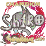 Sticker | sh1ro (Glitter, Champion) | Shanghai 2024