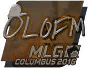 Sticker | olofmeister (Foil) | MLG Columbus 2016 image