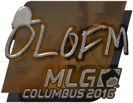 Sticker | olofmeister (reflectante) | MLG Columbus 2016