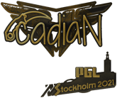 Sticker | cadiaN (Gold) | Stockholm 2021 image