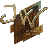 Sticker | JW (Gold) | Boston 2018