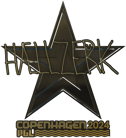 Sticker | hallzerk (Gold) | Copenhagen 2024 image