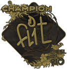Sticker | FL1T (Gold, Champion) | Rio 2022 image