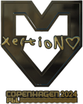 Sticker | xertioN (Gold) | Copenhagen 2024