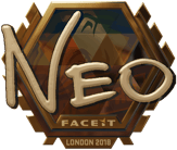 Sticker | NEO (Gold) | London 2018 image