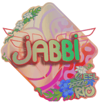 Sticker | jabbi (Holo) | Rio 2022