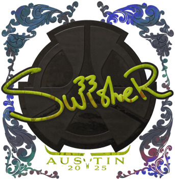 Sticker | Swisher (Holo) | Austin 2025