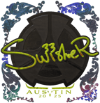 Sticker | Swisher (Holo) | Austin 2025