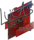 Sticker | LUCAS1 (Foil) | Boston 2018 Sticker | LUCAS1 (Foil) | Boston 2018 image