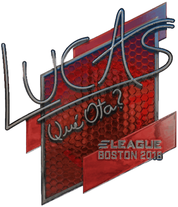 Sticker | LUCAS1 (reflectante) | Boston 2018