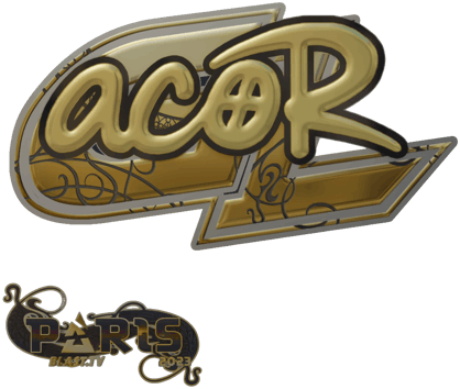 Sticker | acoR (Gold) | Paris 2023