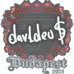 Sticker | dav1deuS | Budapest 2025