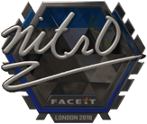 Sticker | nitr0 (Foil) | London 2018 image