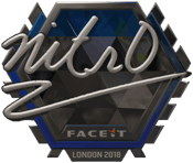 Sticker | nitr0 (Foil) | London 2018